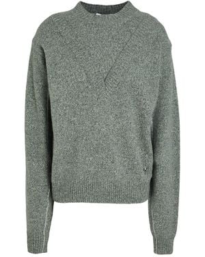 Rabanne Military Turtleneck Wool, Cashmere, Lurex - Gray