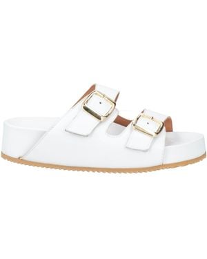 Via Roma 15 Sandals Leather - White