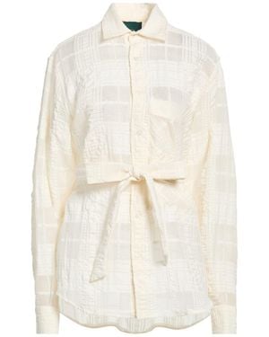 Jejia Cream Shirt Viscose, Cotton, Polyamide, Linen - White