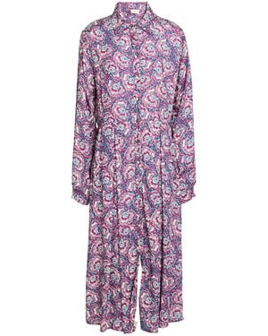 Toy G. Midi Dress Polyester, Elastane - Purple