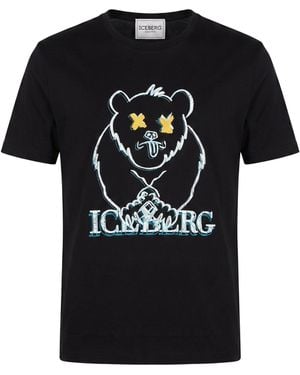 Iceberg Camiseta - Negro