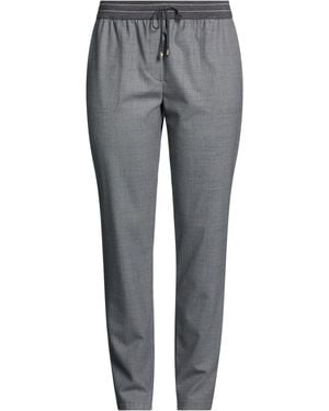 Lorena Antoniazzi Pants Polyester, Virgin Wool, Elastane - Gray