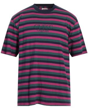 Guess pink blue green shirt discount