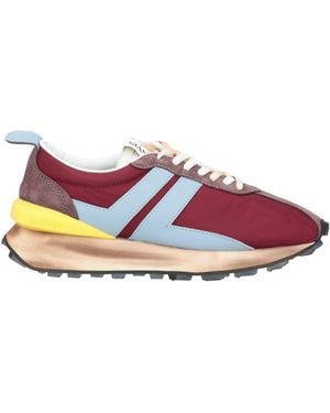 Lanvin Trainers Polyester, Calfskin - Purple