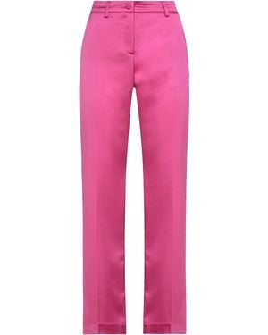 Hebe Studio Fuchsia Pants Polyester, Elastane - Pink