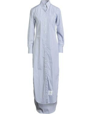 Thom Browne Maxi Dress Cotton - Blue
