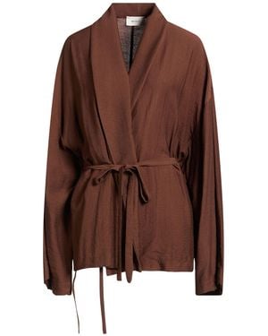 ViCOLO Dark Jacket Viscose, Nylon - Brown