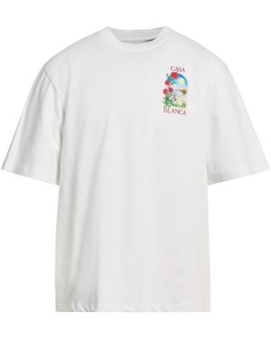 CASABLANCA T-Shirt Organic Cotton - White