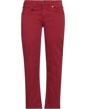 R13 Brick Jeans Cotton, Elastane - Red