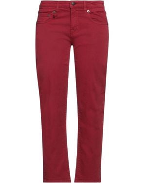 R13 Pantalon en jean - Rouge