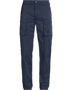 Eleventy Pants Cotton, Silk, Elastane - Blue