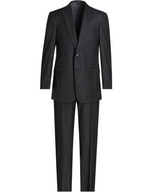 Zilli Suit Wool, Silk - Black