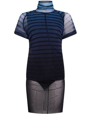 Jean Paul Gaultier Mini Dress - Blue
