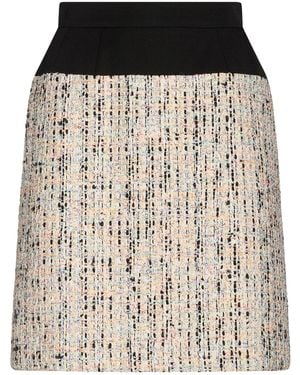 McQueen Mini Skirt Wool, Cotton, Polyester, Polyamide, Metallic Fiber - Black
