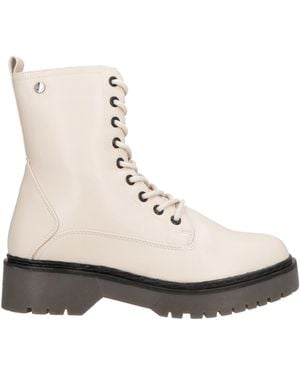 Xti Ankle Boots Tele Fibers - Natural