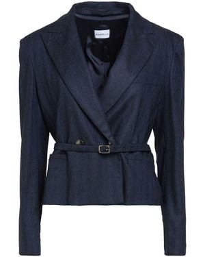 Marella Midnight Blazer Viscose, Wool, Polyester, Elastane - Blue