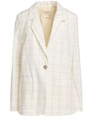 Momoní Blazer Cotton, Polyamide, Elastane - White