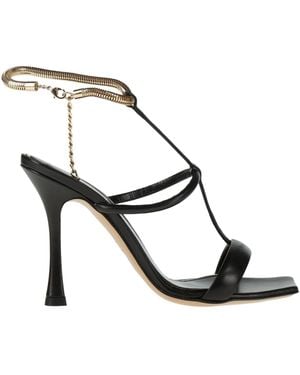 Ninalilou Sandals Leather - Metallic