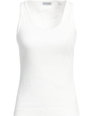 Burberry Tank Top Cotton, Elastane - White
