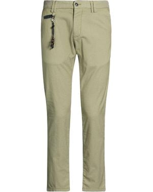 Yes-Zee Pants Cotton, Elastane - Green