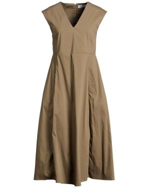 Gran Sasso Midi Dress Cotton, Polyamide, Elastane - Natural