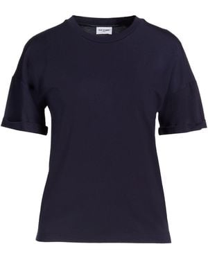 RUE DU BAC T-Shirt Viscose, Polyamide, Elastane - Blue