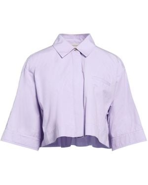Agnona Lilac Shirt Cotton - Purple