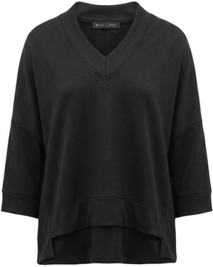 Malloni Sweatshirt Polyamide, Elastane - Black