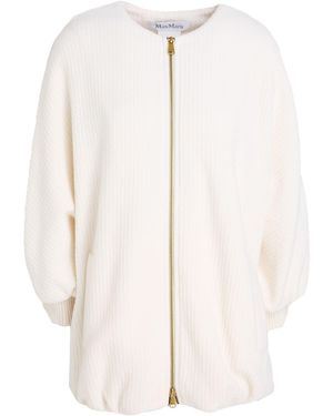 Max Mara Ivory Jacket Virgin Wool, Cashmere - White