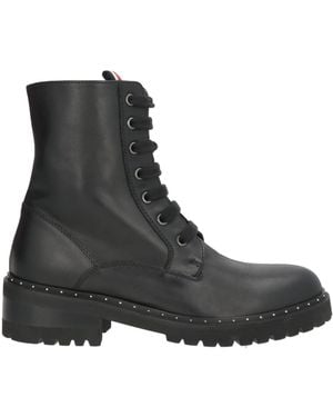Via Roma 15 Ankle Boots Leather - Black