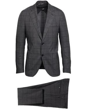 Lardini Suit Wool, Elastane - Grey