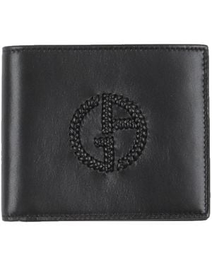 Giorgio Armani Wallet Leather - Black