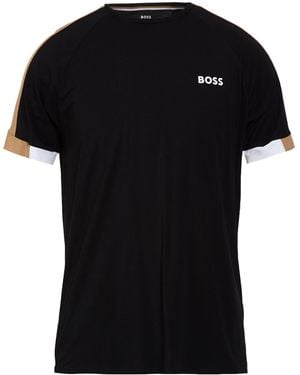 BOSS T-Shirt Cotton, Modal, Elastane - Black