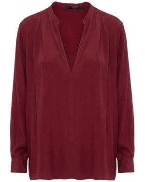 SEVENTY VENEZIA Top Acetate, Silk - Red