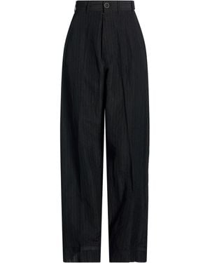 Maison Margiela Pants Linen, Wool - Blue
