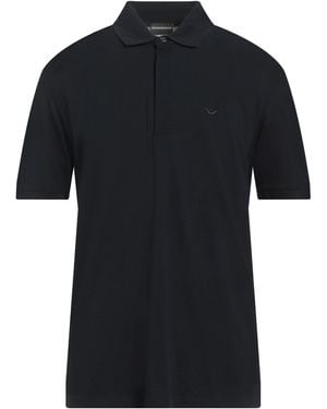 Emporio Armani Piqué Polo Shirt - Black