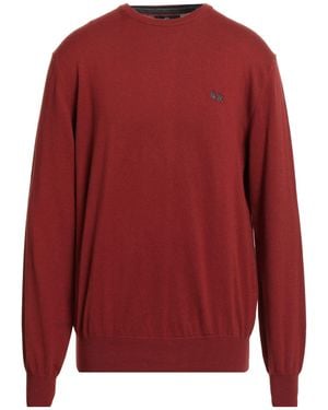 La Martina Jumper Cotton, Wool - Red