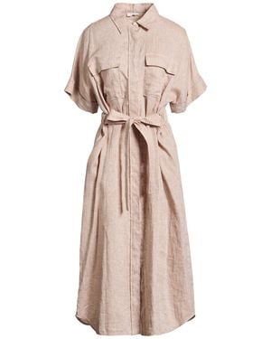 Peserico Midi-Kleid - Natur