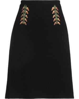 Etro Midi Skirt Wool, Polyamide, Viscose - Black