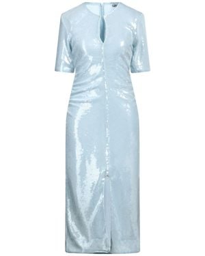 Ganni Midi Dress Recycled Polyester - Blue