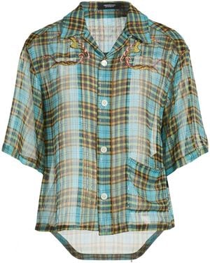 Undercover Shirt Silk, Polyester - Green