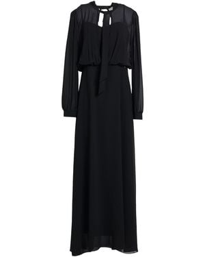 Rinascimento Maxi Dress Polyester, Elastane - Black