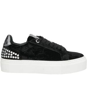 Janet & Janet Trainers Textile Fibres, Leather - Black