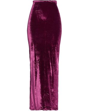 Maygel Coronel Maxi Skirt Polyamide, Elastane - Purple