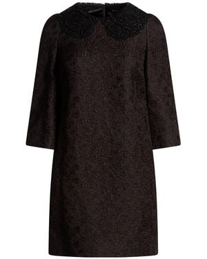 Dolce & Gabbana Mini Dress Cotton, Silk - Black