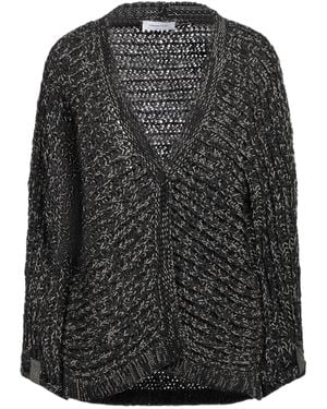 Fabiana Filippi Cotton Collarless Cardigan in Natural | Lyst