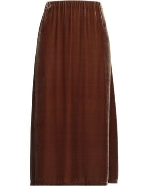 By Malene Birger Midi Skirt - Brown