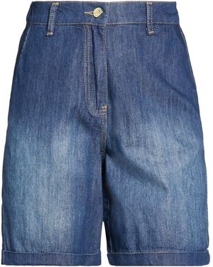 Kaos Denim Shorts Cotton - Blue