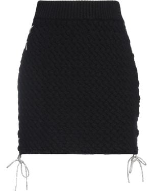 GIUSEPPE DI MORABITO Mini Skirt Merino Wool, Cashmere - Black