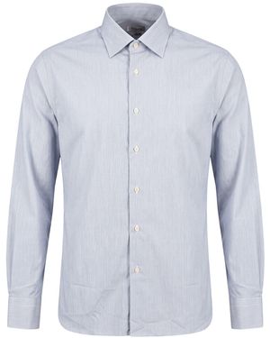 Bagutta Shirt Cotton, Polyamide, Elastane - Blue